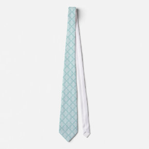 Corbata Damascos de cosecha blanca por Ming Green