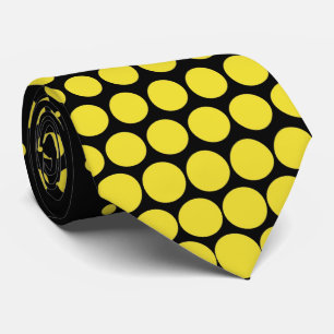 Corbata Dandelion Techno puntos negro moderno