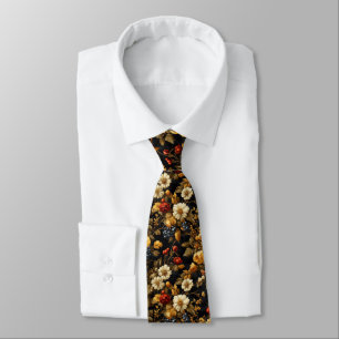 Corbata Dark Academia Floral