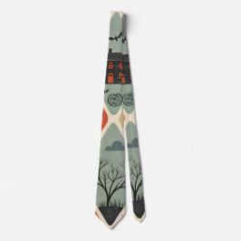 Corbata Dark ghost pattern