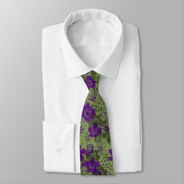 Corbata Daytrip Floral Vintage (Atado)