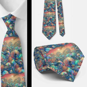 Corbata de Amantes de la Playa   Patrón de Coral O