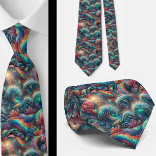 Corbata de Amantes de la Playa   Patrón de Coral O