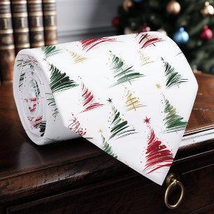 Corbata de árbol de Navidad minimalista moderna