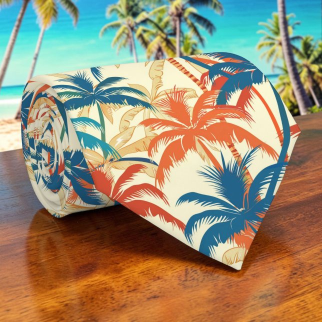 Corbata de árboles de palma de verano estacional (Subido por el creador)