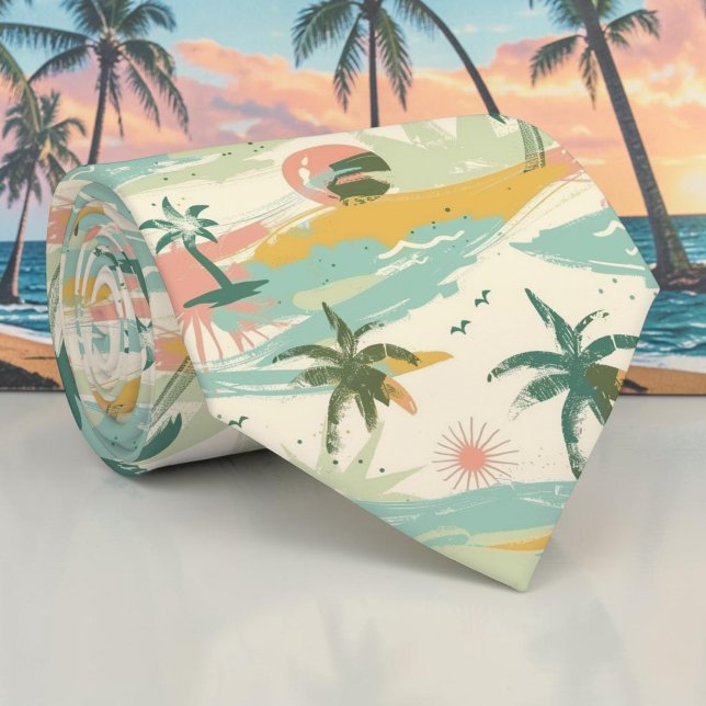 Corbata de árboles de palma de verano estacional (Subido por el creador)