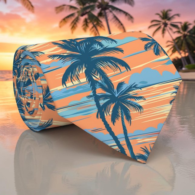 Corbata de árboles de palma de verano estacional (Subido por el creador)