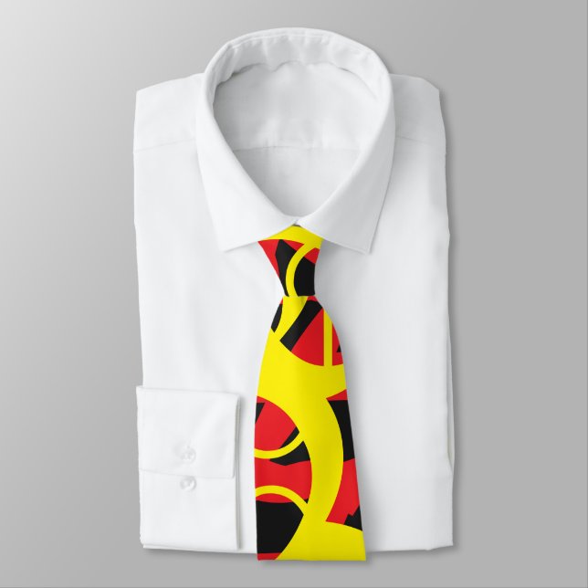 Corbata de arte abstracto (Atado)