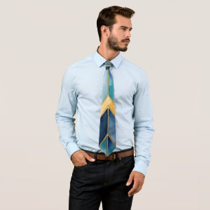 Corbata de Arte en Vidrio Estampado