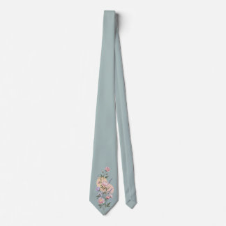 Corbata de Arte Floral Polvoriento