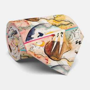 Corbata de arte Paisaje Lluvioso de Wassily Kandin