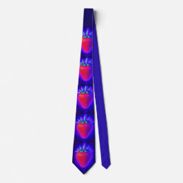 Corbata de aspecto vívido de Fresa Neon