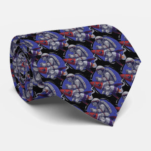 Corbata de astronauta de rodeo de cohetes