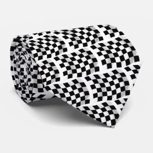 Corbata de Bandera de Carrera a Cuadros