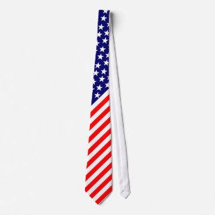 corbata de bandera de Estados Unidos