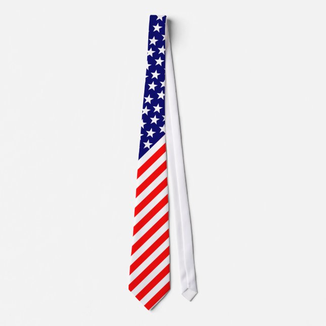 corbata de bandera de Estados Unidos (Anverso)