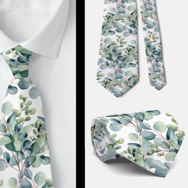 Corbata de boda de eucalipto (Subido por el creador)