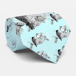 Corbata de boda de pájaros de amor vintage