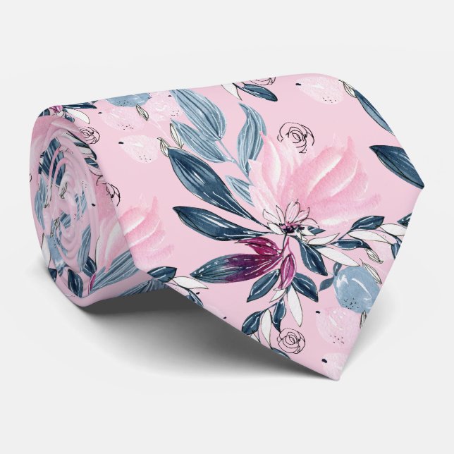 Corbata de boda floral (Enrollado)