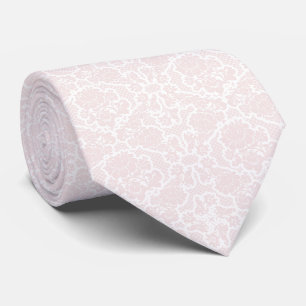 Corbata de boda floral rosa elegante