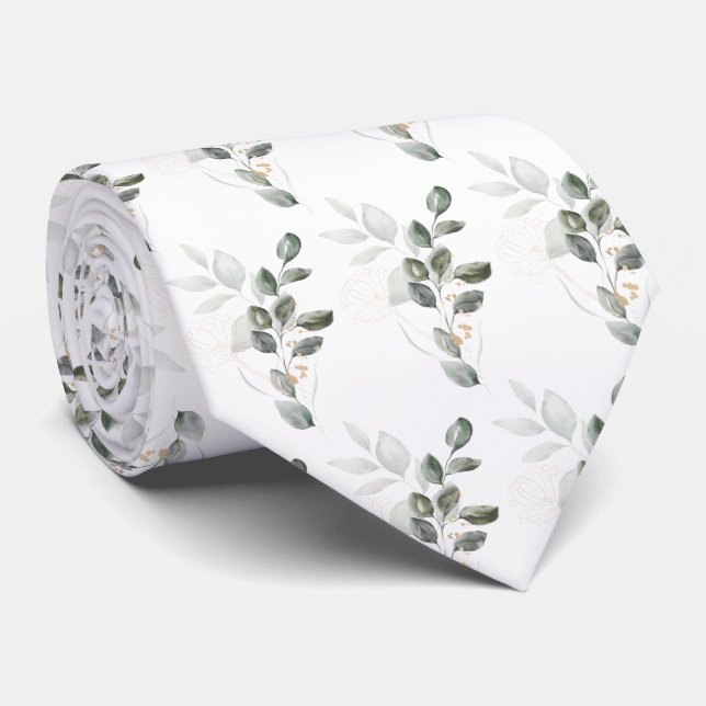Corbata de boda frondosa (Enrollado)