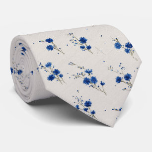 Corbata de boda personalizada azul cobalto de acia