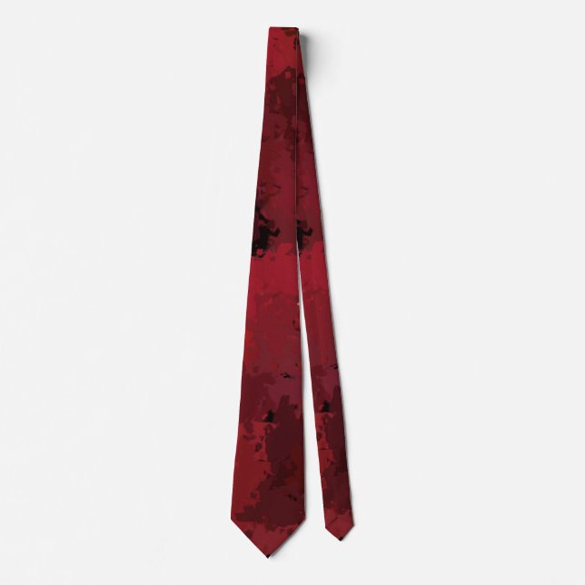 Corbata de boda roja de invierno (Anverso)