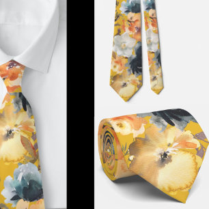 Corbata de caballero Corbata de cuello floral pa