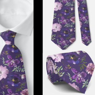 Corbata de caballero Corbata de cuello floral pa