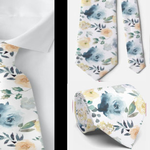 Corbata de caballero Corbata de cuello floral pa