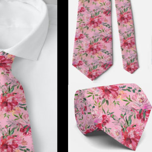 Corbata de caballero Corbata de cuello floral pa