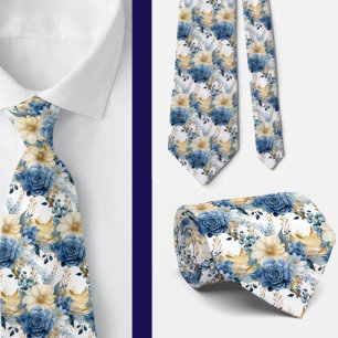 Corbata de caballero   Corbata de cuello floral pa