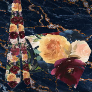 Corbata de caballero   Corbata de cuello floral pa