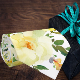 Corbata de caballero Corbata de cuello floral pa