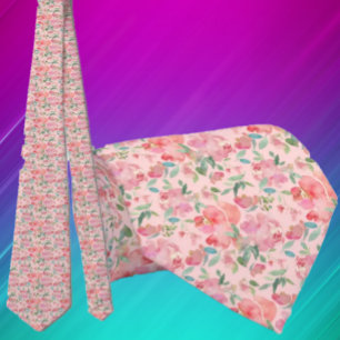 Corbata de caballero Corbata de cuello floral pa