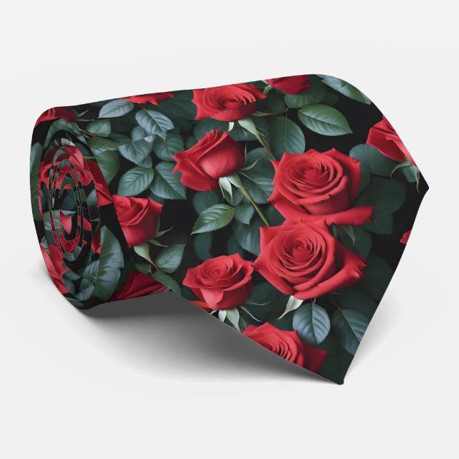 Corbata de caballero | Corbata floral para boda y  (Enrollado)