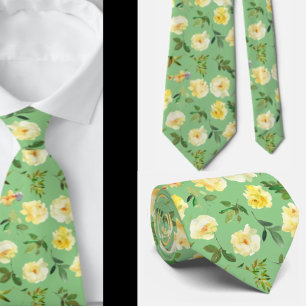 Corbata de caballero Corbata floral para boda y