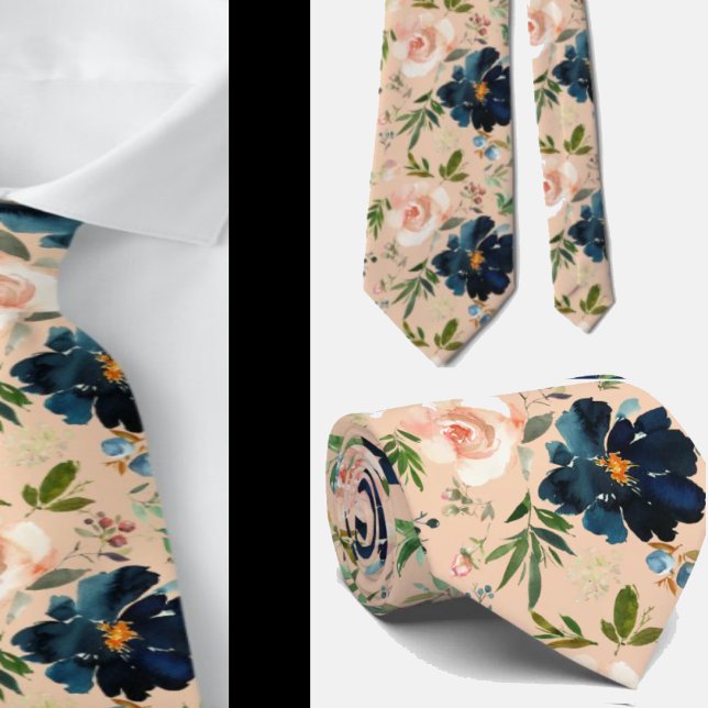 Corbata de caballero | Corbata floral para boda y  (Subido por el creador)