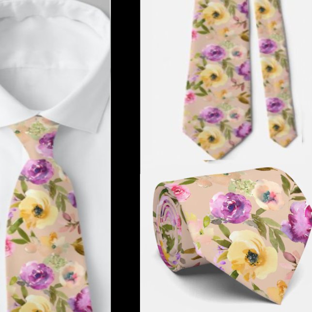 Corbata de caballero | Corbata floral para boda y  (Subido por el creador)