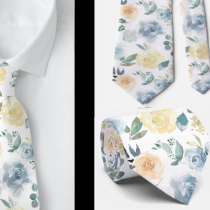 Corbata de caballero   Corbata floral para boda y 