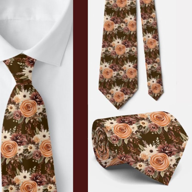 Corbata de caballero | Corbata floral para boda y  (Subido por el creador)