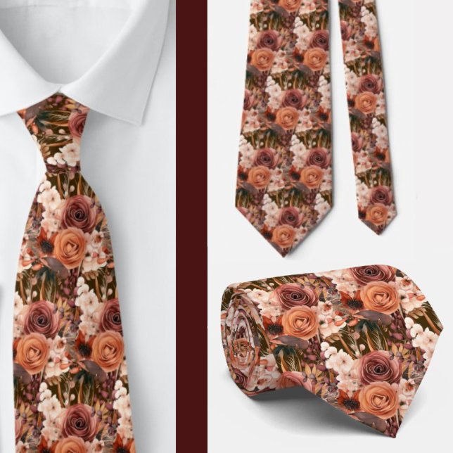 Corbata de caballero | Corbata floral para boda y  (Subido por el creador)