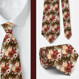 Corbata de caballero | Corbata floral para boda y