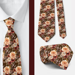 Corbata de caballero | Corbata floral para boda y