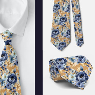 Corbata de caballero   Corbata floral para boda y 