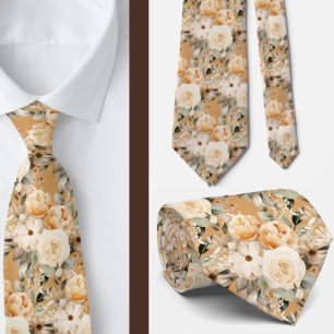 Corbata de caballero Corbata floral para boda y