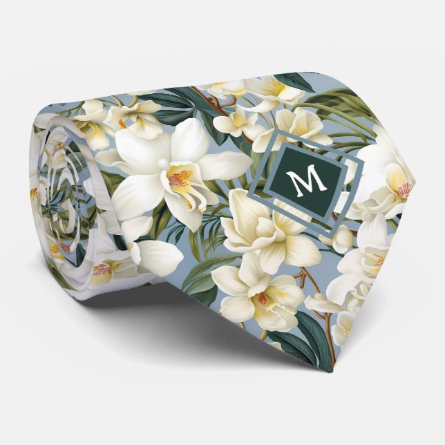 Corbata de caballero | Corbata floral para bodas y (Enrollado)