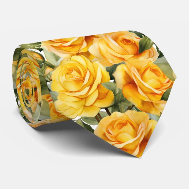 Corbata de caballero | Corbata floral para bodas y (Enrollado)
