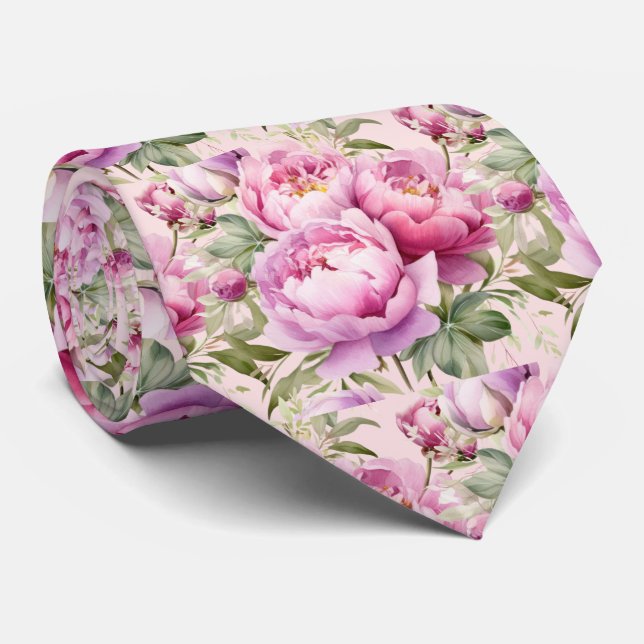 Corbata de caballero | Corbata floral para bodas y (Enrollado)