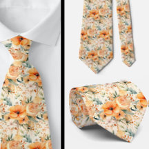 Corbata de caballero | Corbata floral para bodas y